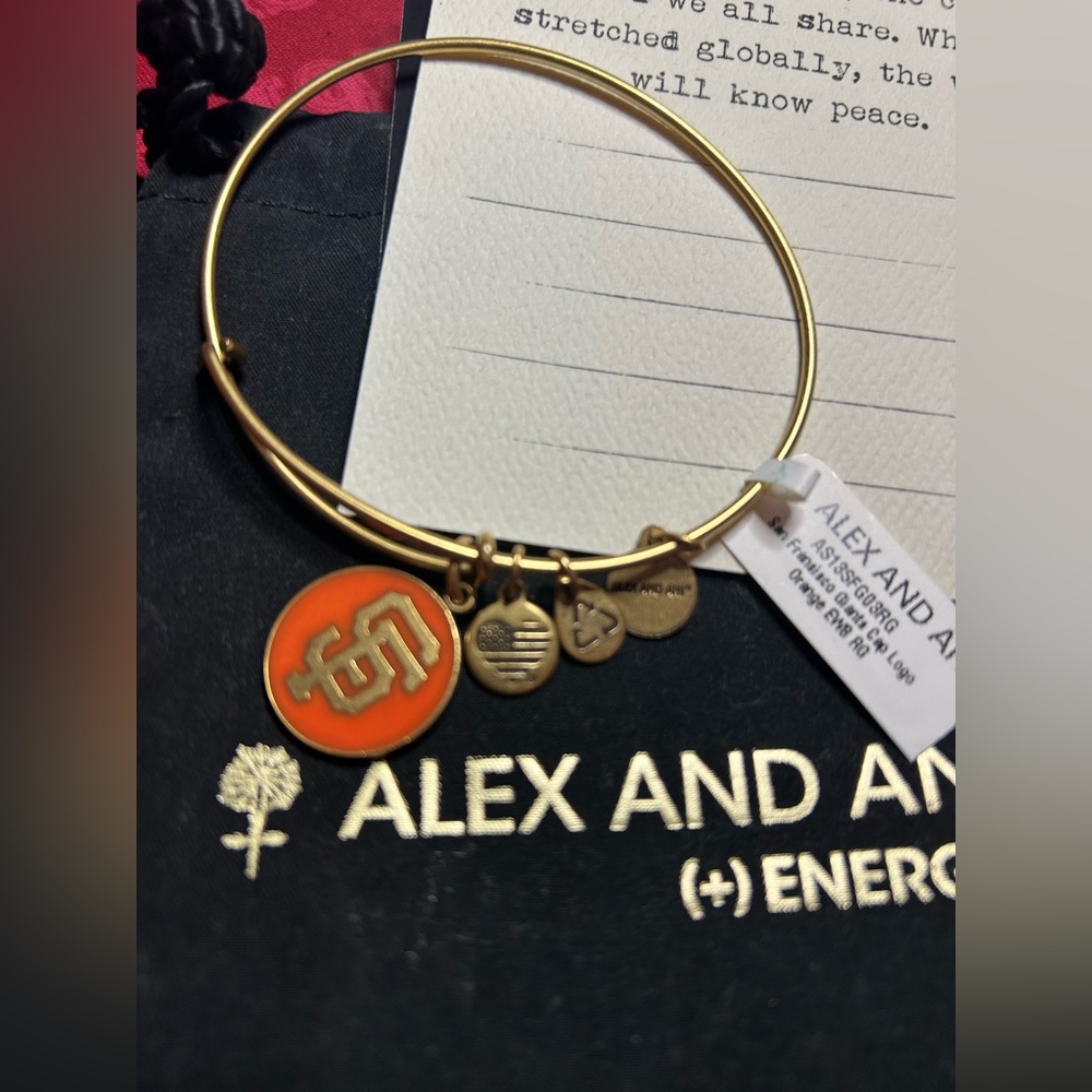 Alex and Ani SF Giants Bracelet